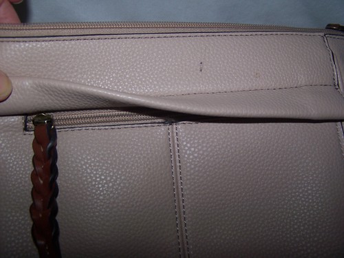 Nice Condition St John's Bay Tan Color Pebbled Handbag Shoulder Crossbody Purse - Picture 3 of 11