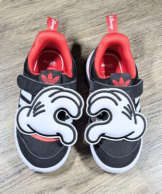 Adidas Originals Forum 360 Disney Mickey Mouse Shoes Size 8K Black/Red |  eBay