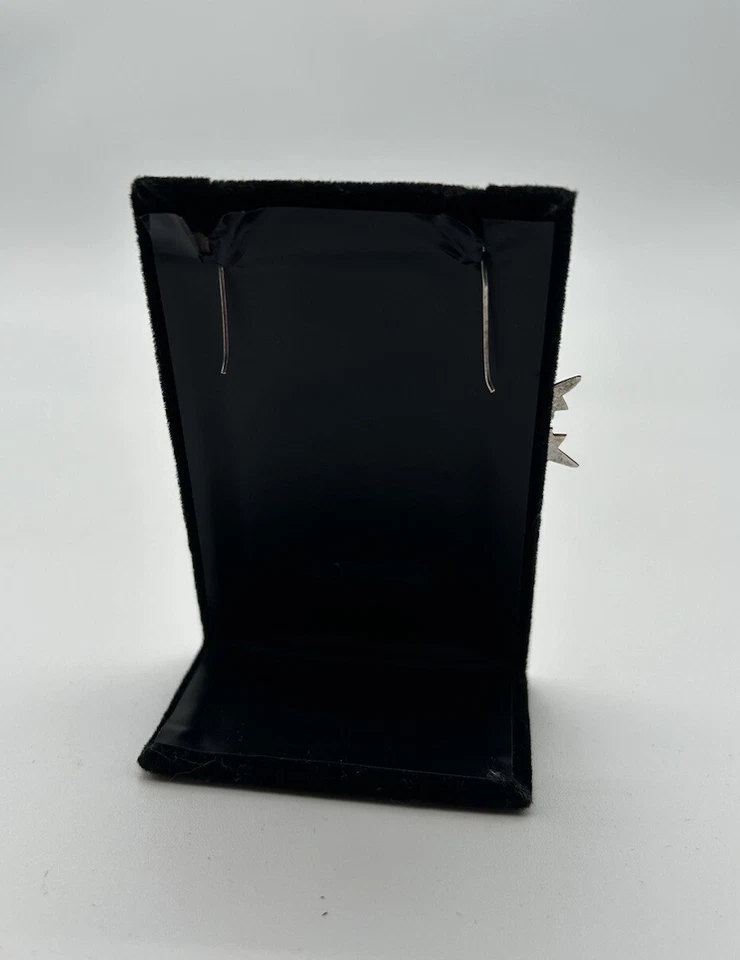 悬垂耳环 圣诞节 🎄雪花吊坠 复古纯银 925  — 第 4/4 张图片