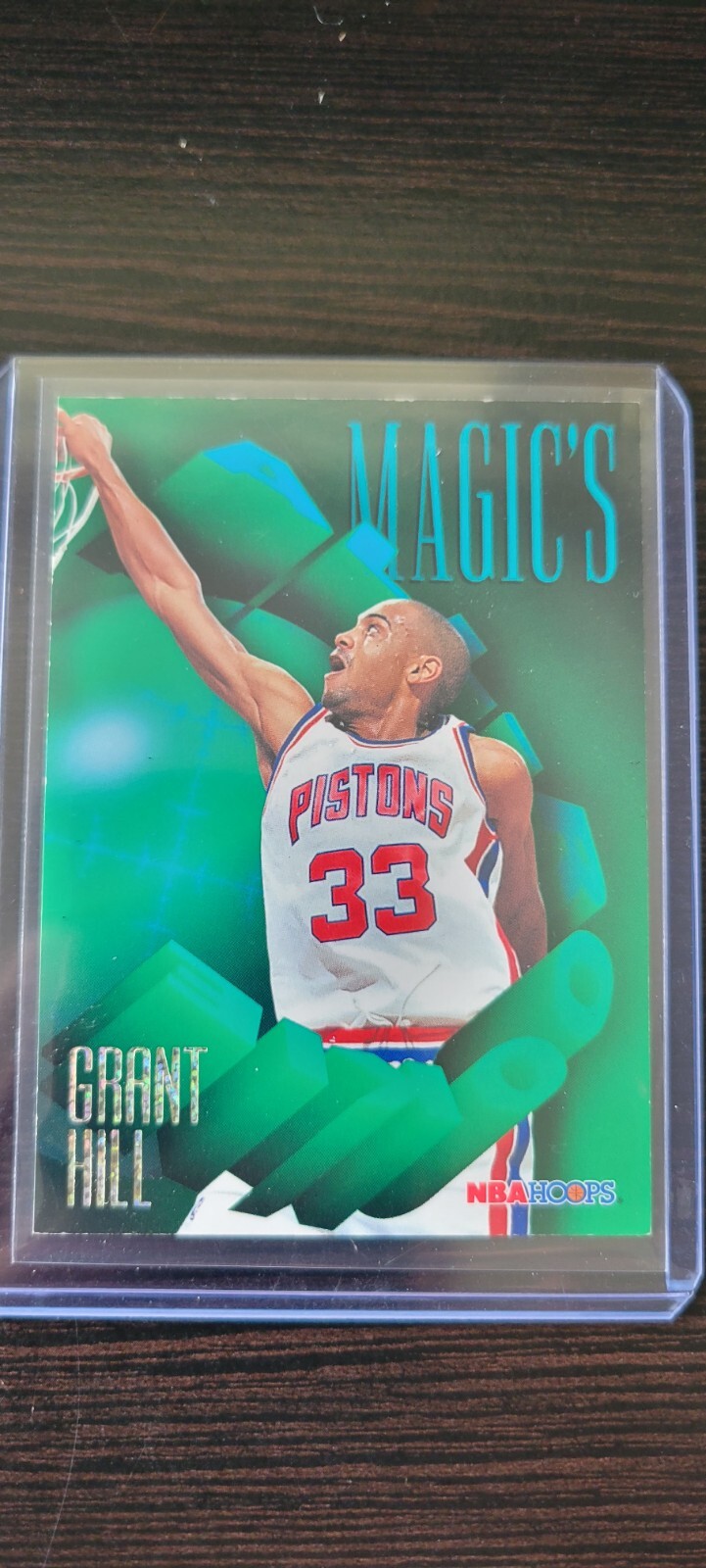 Grant Hill 1994-95 Hoops Magic's All-Rookies Foil-Tech SP #FAR-3 ROOKIE CARD