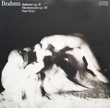 Brahms, Peter Rösel ‎– Balladen Op. 10, Klavierstücke Op. 11 ETERNA 826547 MINT