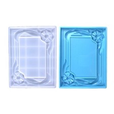 Square Photo Frame Mold Diy Desktop Decor Semi-stereoscopic Flower Mold