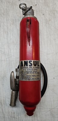 Rare EMPTY Ansul Model 4C Dry Chemical Fire Extinguisher 