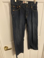 levis 550 jeans boys 8h Husky 28 x 23 adjustable waist relaxed A86