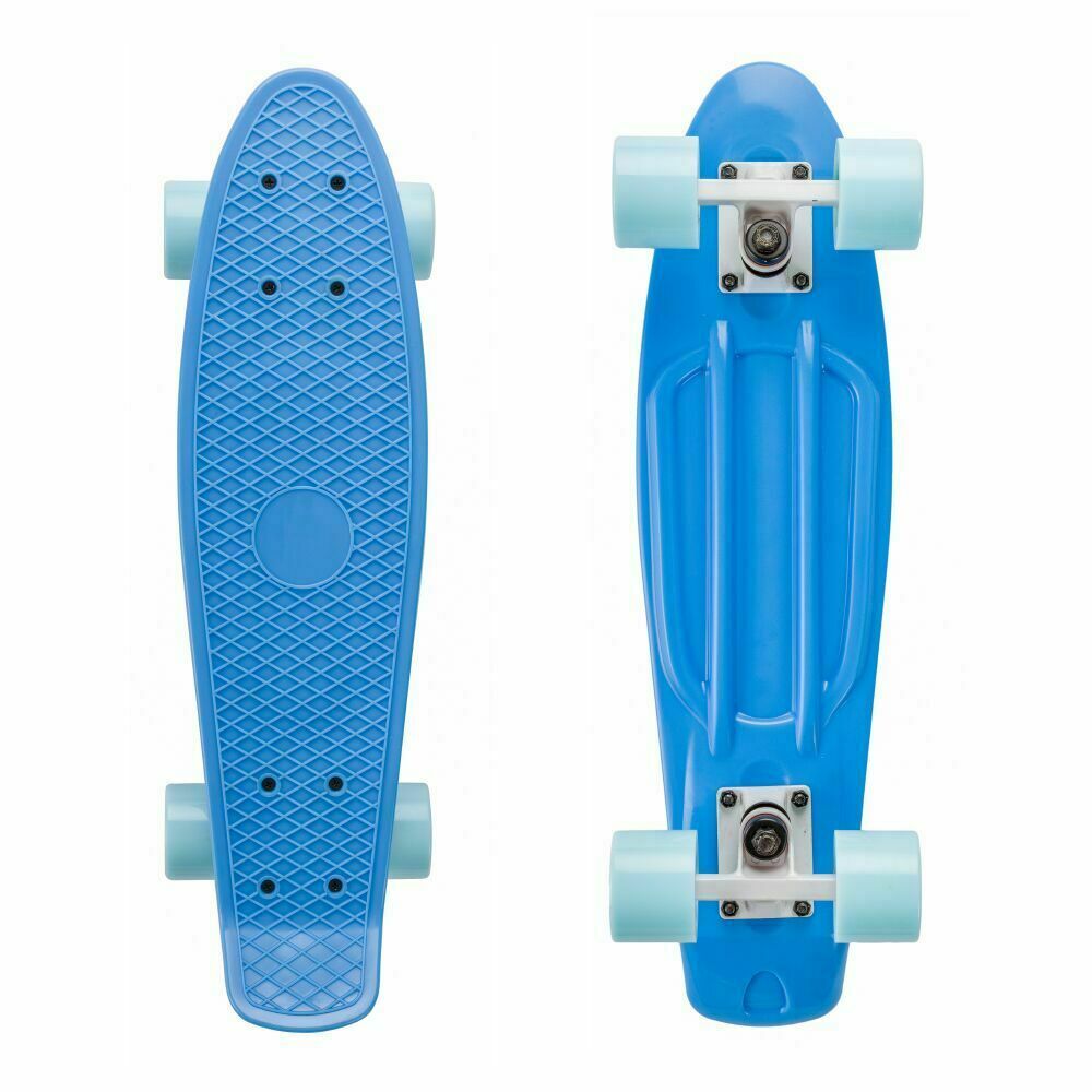 Penny Board 青 Blue Skateboard with Blue Wheels Penny Sized