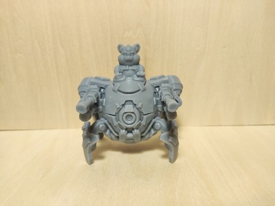 3D Printed miniature action figure Overwatch Hammond wreckingball