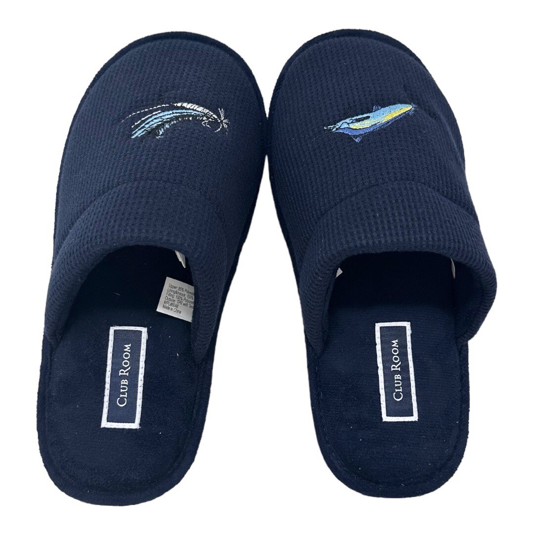 SAOLA Pantofole da uomo in schiuma ad alta densità comfort suola flessibile blu navy taglia S