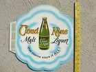 Cloud Nine Malt Liquor beer sign DuBois Brewing Co. Du Bois, PA — photo 2