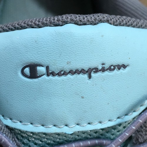 Champion Shoes Womens 7.5 Memory Foam Slip On Low Top Running Sneakers Blue - Picture 14 of 18
