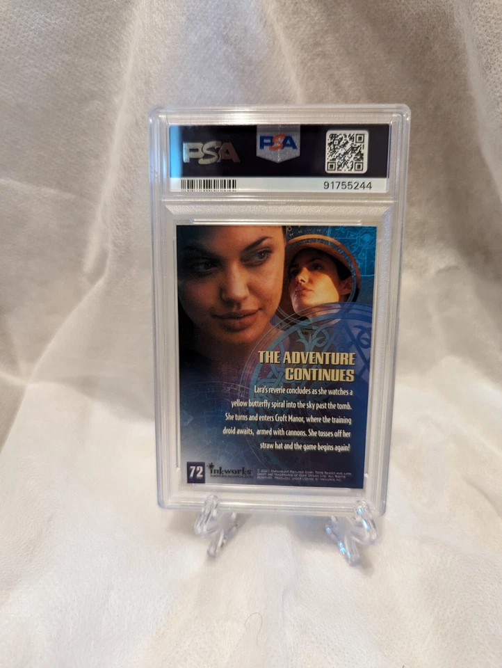 Angelina Jolie - Lara Croft Tomb Raider 2001 #72  The Adventure Continues PSA 9 - Image 3 of 3