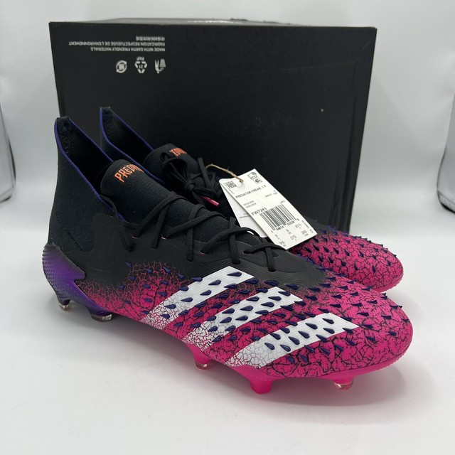 Size 9.5 - adidas Predator Freak.1 FG Demonskin - Black Shock Pink 2021 -  FW7241 for sale online | eBay