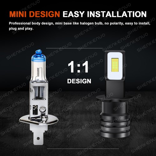 For Toyota Corolla 2001-2004 6X LED Headlight Fog Light Bulbs Combo KIT White Q7 - Bild 21 von 22