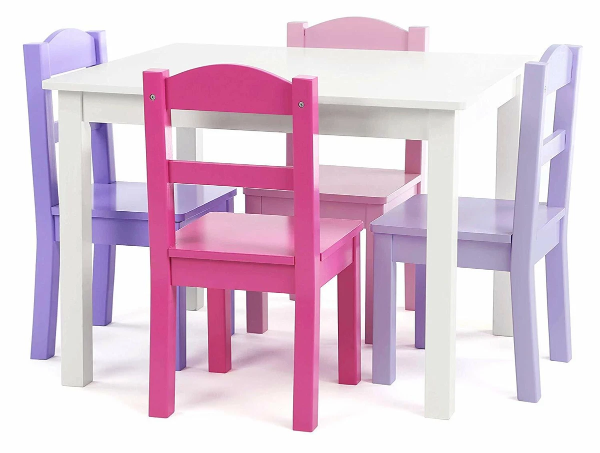 Infant Rectangular Wooden Table & Chairs Package