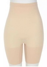 Spanx 237791 Womens Higher Power Seamless Mid-Thigh Shaping Soft Nude Size 3X