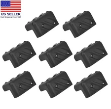 8x Large Plastic Guitar Amplifier Protector Corner Speaker Cabinet Corners Black