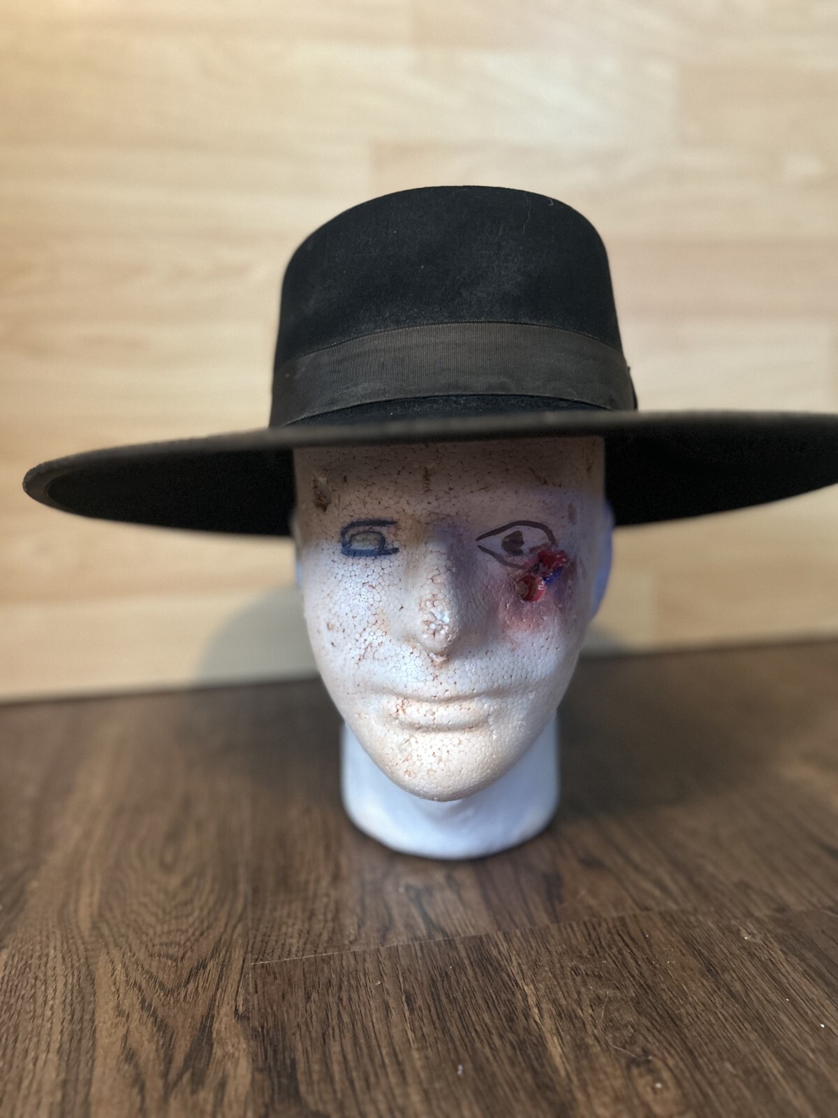 Vintage John B Stetson Amish style rare cowboy hat