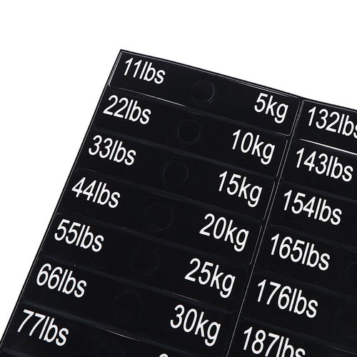 1Sheet Gym Equipment Weight Sticker Labels Power Equipment LabelLDUK SW zs - Picture 4 of 8