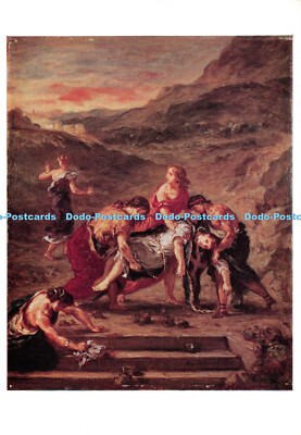 D112240 E. Delacroix. Der heilige Stephanus wurde von seinen Jüngern getragen. Barber Institut