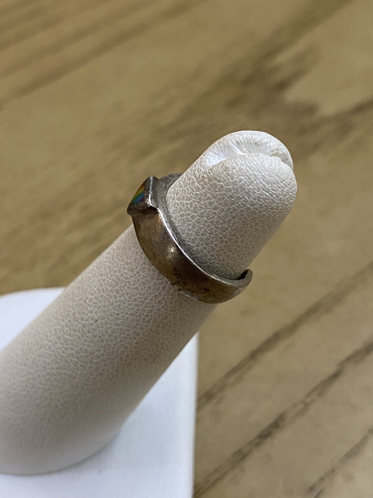 Peter Stone Solid Sterling Silver 925 Multi Inlay… - image 2