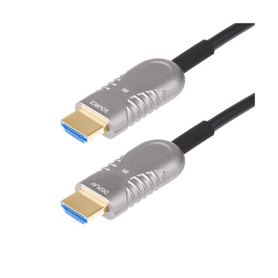 StarTech.com 100ft (30.4m) HDMI 2.1 Hybrid Active Optical Cable (AOC), CMP Pl...