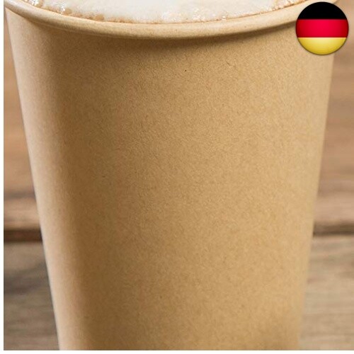 GREENBOX Kompostierbare Bio Einweg Becher I Einmalbecher Getränkebecher - Bild 2 von 6