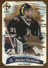 2000-01 Private Stock Gold #75 Nikolai Khabibulin/75