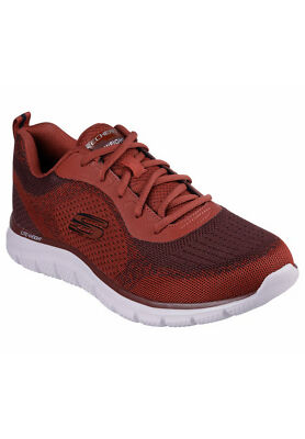 Skechers TRACK - GLENDOR Herren Sneakers Schuhe Vegan 232699 BURG
