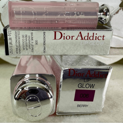 DIOR ADDICT LIP GLOW BALM 006 BERRY New In Box