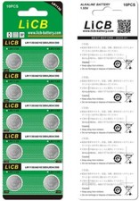 40 Pack LiCB LR1130 AG10 Batteries 1.5V Alkaline Button Cell Battery