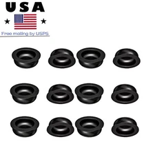 12Pcs US Dental Locater Processing Retention Replacement Inserts Caps Black