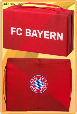 FC Bayern München Klappkissen Sitzkissen Kissen Stadionkissen FCB Gr: 28x33x4cm