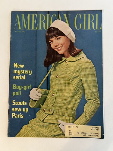 The American Girl Magazine January 1967 VTG Girl Scouts Fraternal Mid Century - 第 1/3 張圖片