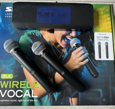 Wireless Handheld Microphone System Come with 2 Microphone Shure BETA58