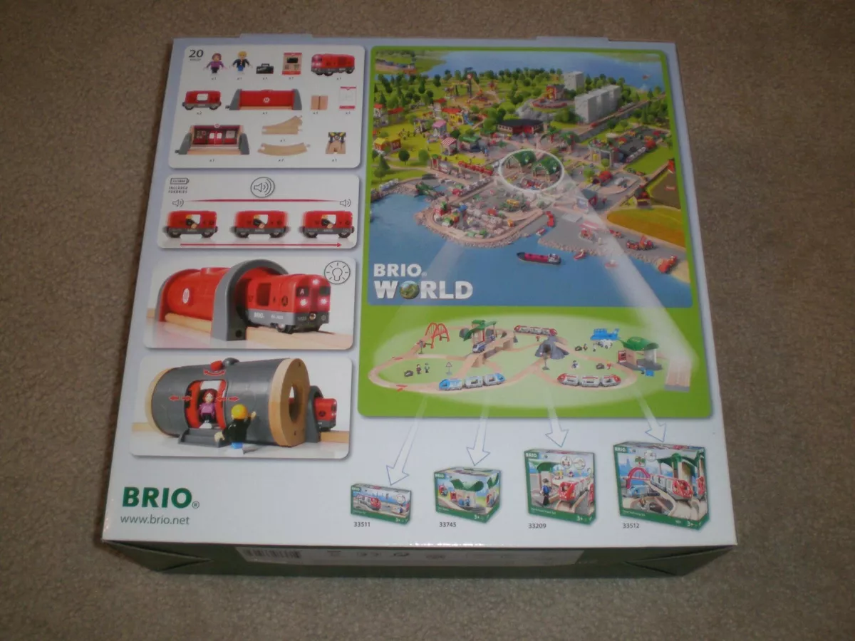 Brio World Metro Railway Set #33513 - Brand New