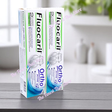 Fluocaril Ortho Active Toothpaste - 2 Fluorides Action : 100g pack of 2