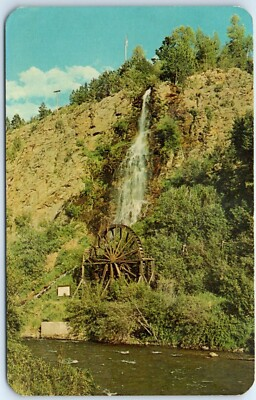 #ad The Waterfall and Old Water Wheel at Clear Creek in Idaho Springs Colorado $3.46