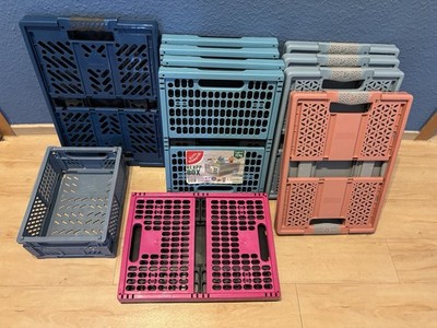 Set 11x Klappbox, 5x keeper ben 32L Profi-Klappbox Softgriffe+ 5x Edeka + kleine