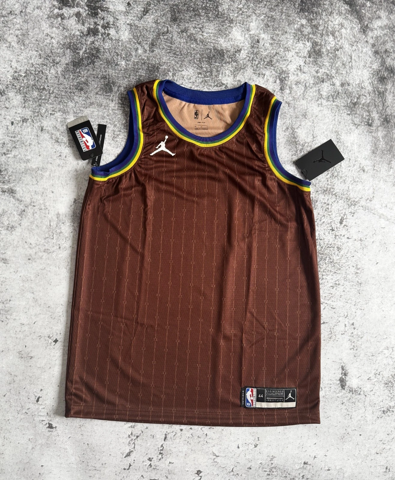 JORDAN SLEEVELESS TANK TOP BASKETBALL BROWN M