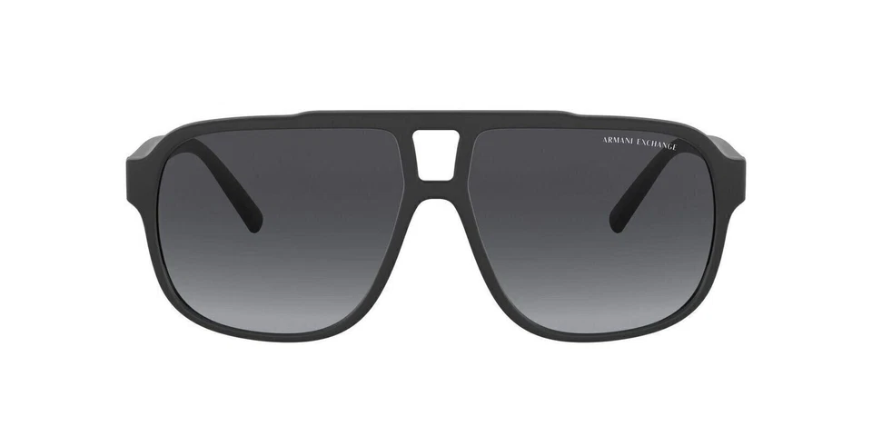 A|X ARMANI EXCHANGE мужчин AX4104S прямоугольные солнцезащитные очки, черный/серый градиент - Изображение 2 из 4