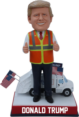 #ad Donald Trump Garbage Truck Bobblehead $40.00