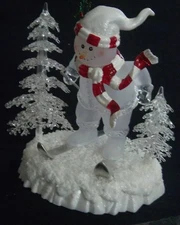 JC Penney Home Collection - Acrylic LED Skying Snowman