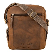 STILORD 'Nash' Borsello a Tracolla Uomo in Pelle Borsa Vintage Piccola Borsetta 