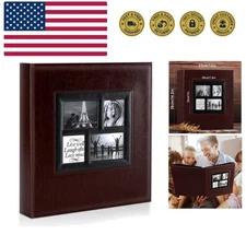 Photo Album 4x6 500 Pockets Photos, Extra Large Capacity Family Wedding Pictu...
