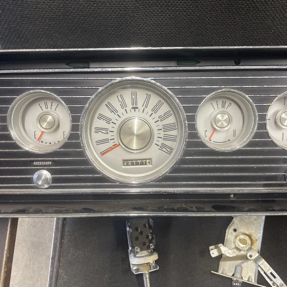 Painel medidor Mercury Monterey fabricante de equipamento original 1965-1966 com painel - Imagem 4 de 4