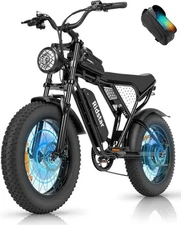 Ridstar 1000/1200/1500/2000W Electric Bike 15/20/40Ah Battery City Mountain Bike