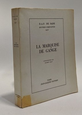 Die Marquise von Ganges - Einführung von Gilbert Lely | D.A.F. De Sade | Guter Zustand