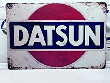 Datsun Metal Tin Metal Sign Man Cave Garage 12x8 Nissan 240z 260z 280z B210