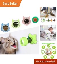 4PCS Interactive Silvervine Catnip Balls for Dental Health  Play 4 Flavors 
