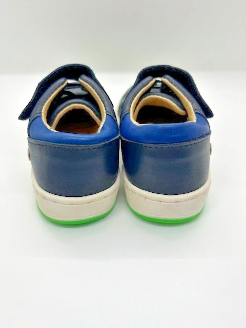 Zapatillas Jacadi Niños Azules con Cierre de Correa y Cordones, Talla 8.5, 3Y, 6 pulgadas de Largo Foto 3 de 4