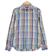 Marc O'Polo Men's Vintage Plaid Button-Up Shirt Relaxed Fit Slim S 38